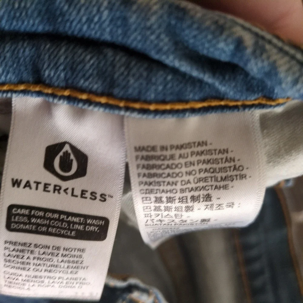 Levis 541 Athletic Taper‎ Mens Jeans 36x32 Blue Medium Wash WaterLess